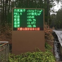 LED大屏幕負(fù)氧離子監(jiān)測(cè)顯示儀