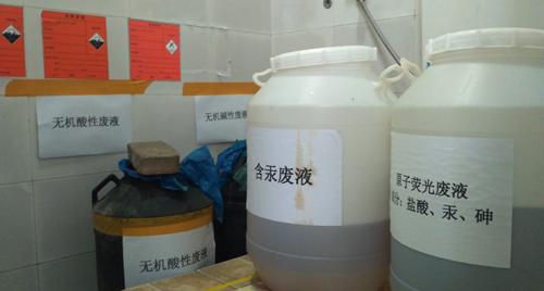 實驗室有機無機廢液(含銅、汞、鎘、鉛、砷、酚、鉻等)的正確處理方法